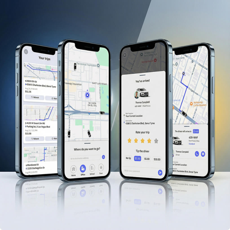 Taxi Aggregator App - application screenshot