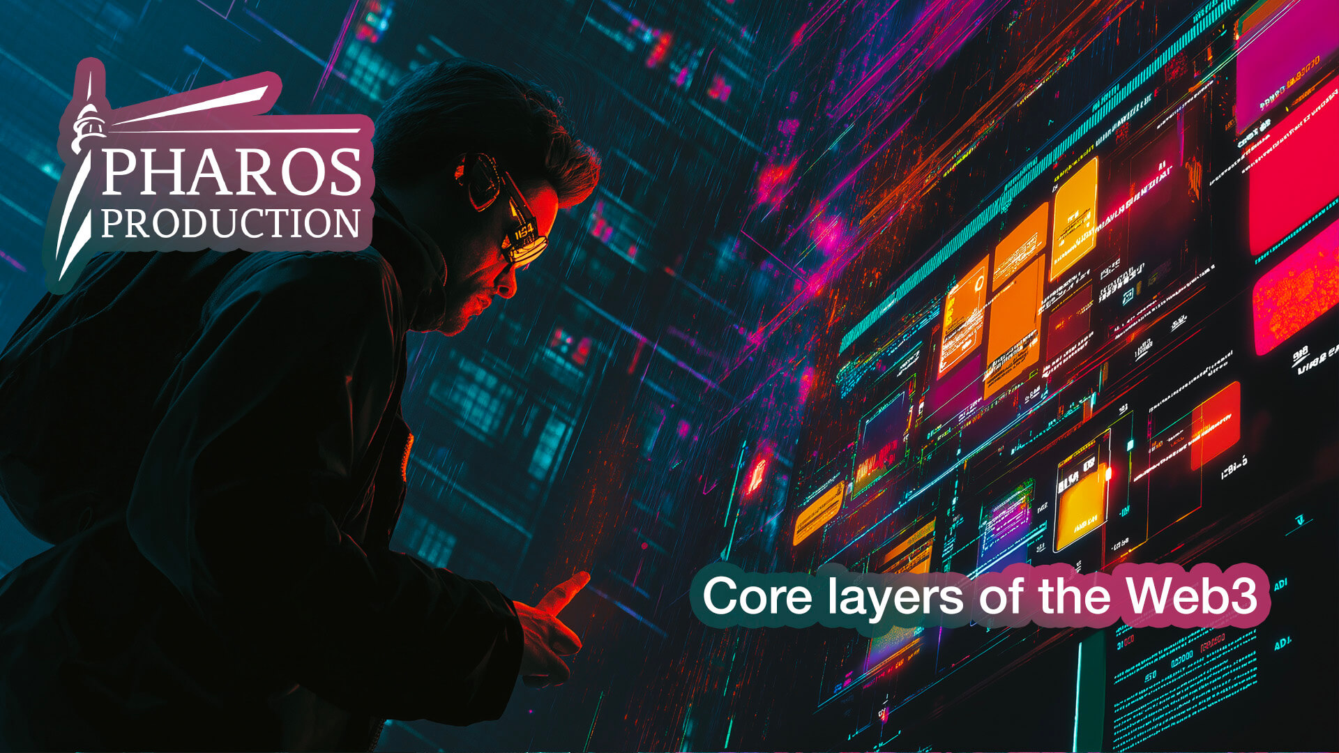 Overview of the six primary layers of the 2026 Web3 technology stack, from frontend wallets to protocol storage.