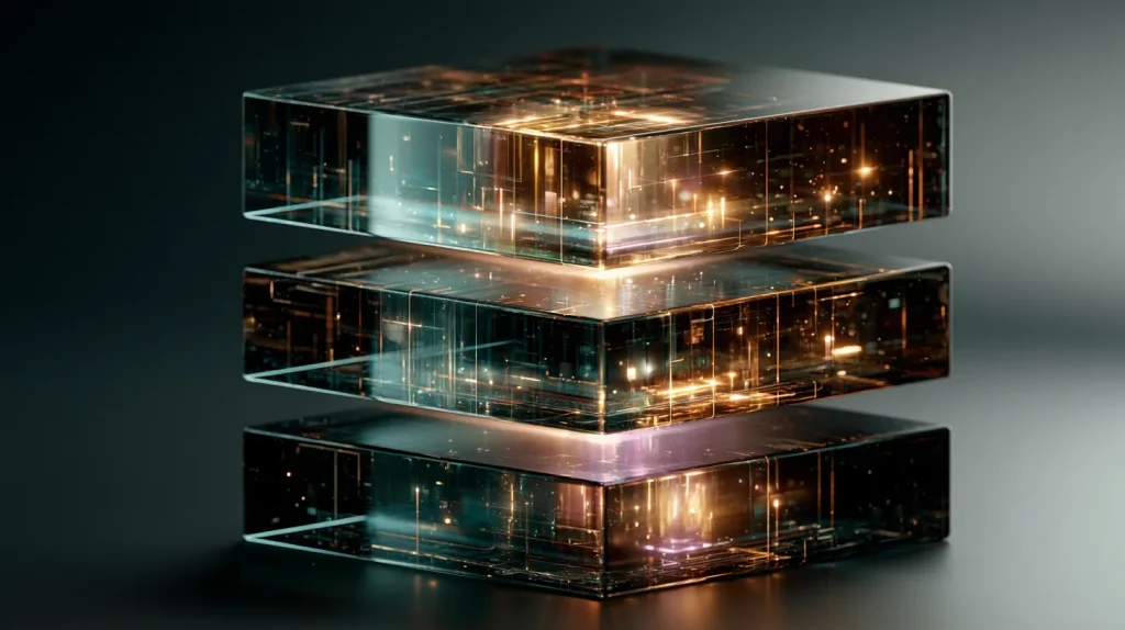Embedded finance versus banking as a service concept showing a visible product layer above hidden BaaS infrastructure