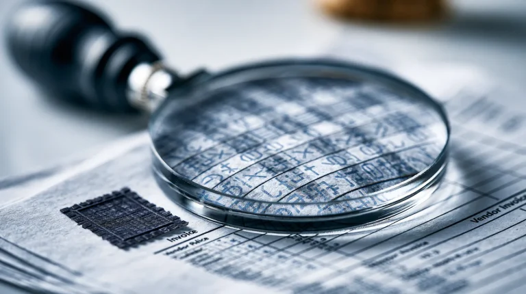 Fraud analyst in a FinTech security operations room examining a flagged AI agent payment workflow on screen at night