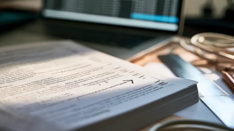 Macro of a printed source document marked with cut lines at its section breaks and one exception clause bracketed back to the rule above it.
