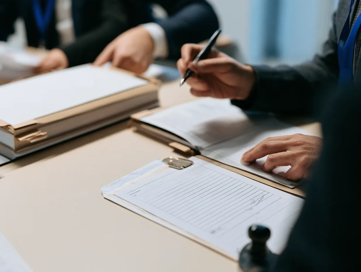 A bound security audit report handed over and countersigned before mainnet deployment.