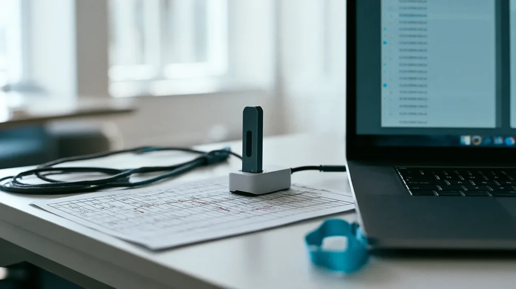 A security key and printed key rotation schedule for signing key management.